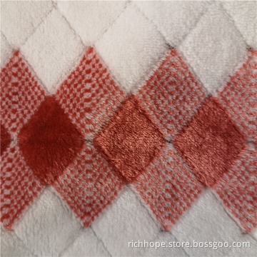 Streifenmuster Jacquard Kation Flanell Stoff für Decke